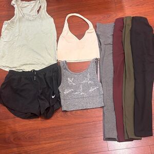 Anthropologie Aerie Nike Athletic Legging Workout Bundle 8 Pieces! XXS / XS / S